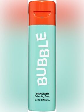 Bubble Break Even Balancing Toner - Mint & Orange